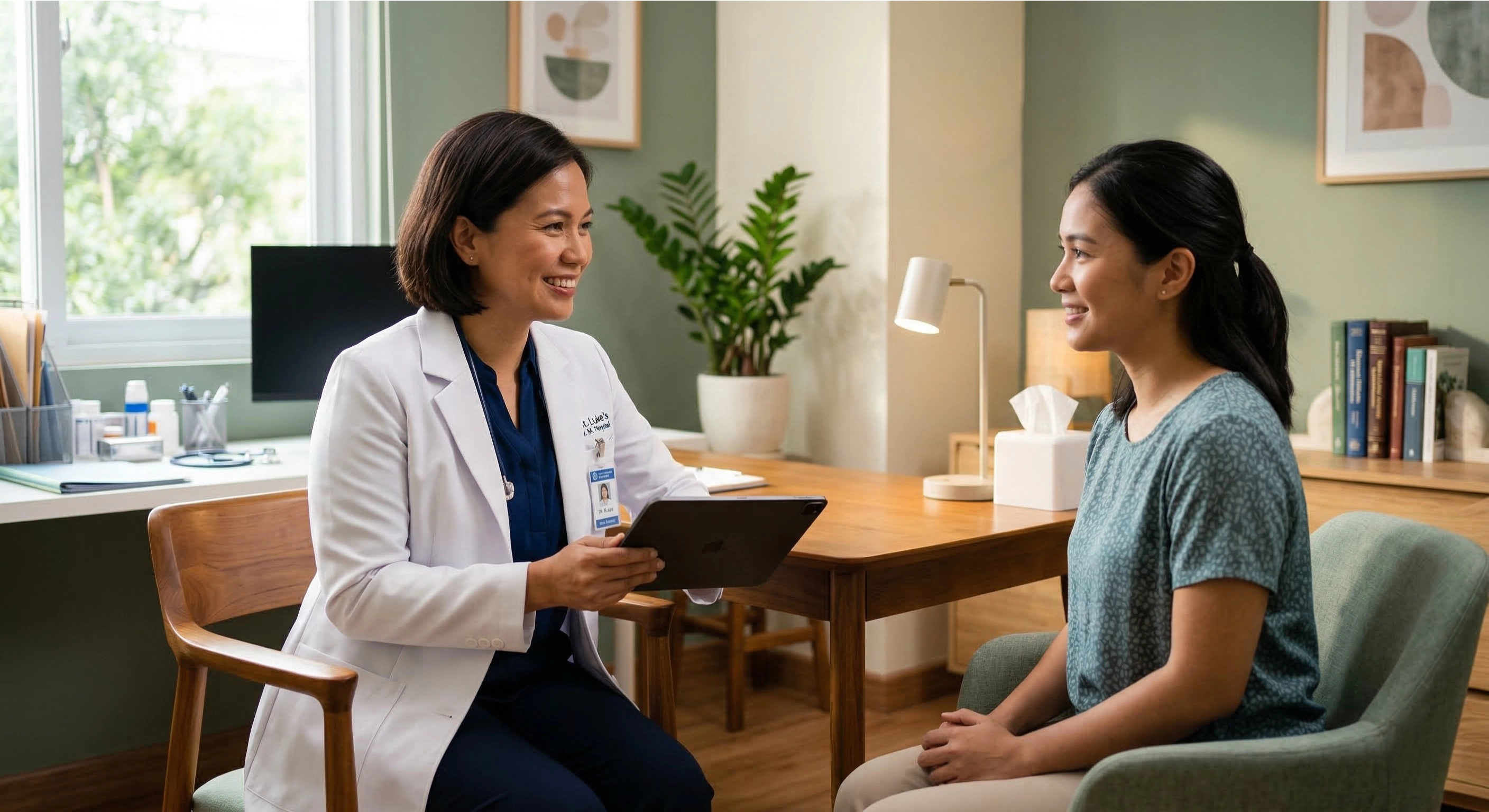 Doctor consulting with patient at Revita Wellness clinic